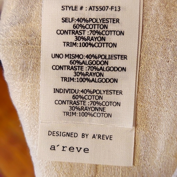 a'reve by Anthropologie Delicate Lace and Linen Tunic - Picture 8 of 9